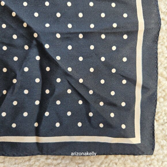 NWT Ines de la Fressange x Uniqlo silk scarf neckerchief - Picture 2 of 5